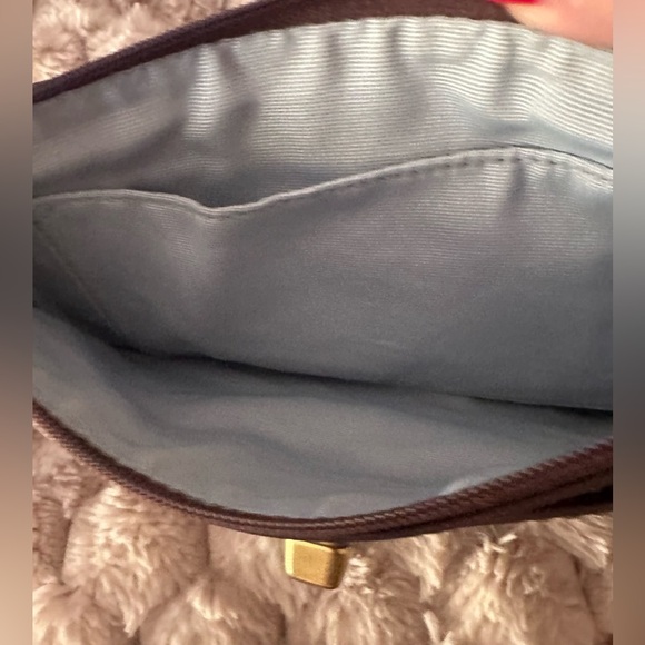 Auth. Coach Vintage Madeline Metallic Bronze Leather Wristlet/ Coach Bow! NWT - Picture 9 of 10